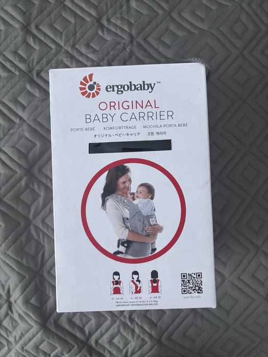 Marsupiu, Original Galaxy Grey, 0 luni-20Kg, BCANGALAXY, ErgoBaby