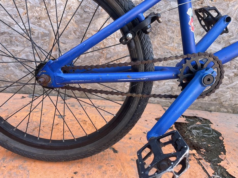 Bicicleta bmx multistiker roti 20” foaie si pinion mic