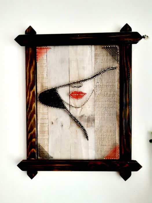 Картина стринг арт