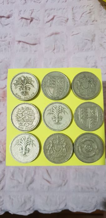 Монети от Англия , Америка ,Гърнзи и Аустралия