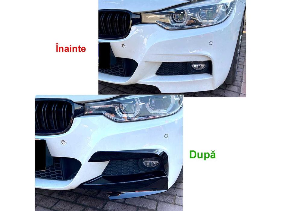 Flag Splitter Ornament Bandou Lip Prelungire Trim M BMW 3 F30 F31