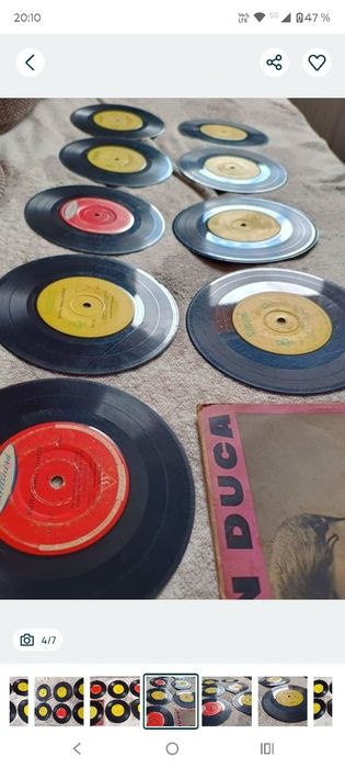 Discuri vinil mici  muzica lautareasca