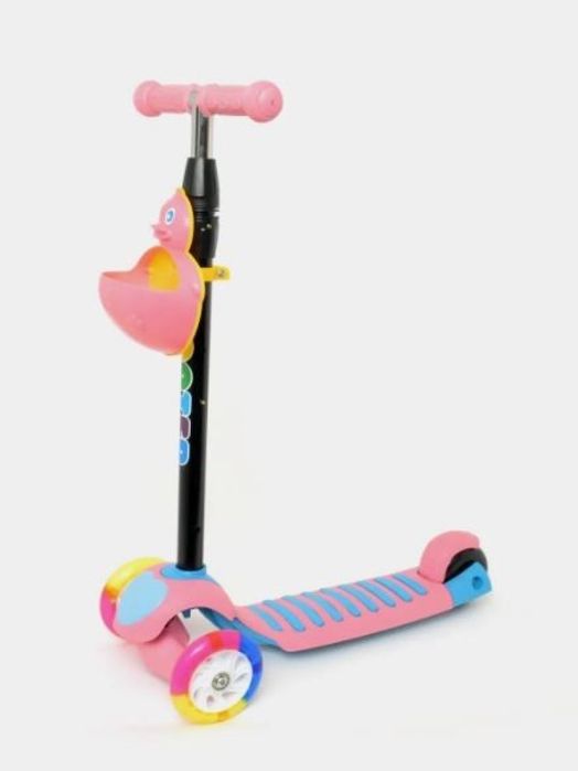 Детски скутер с LED светещи колела