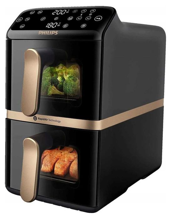 PHILIPS NA462/70 аэрогриль 10 л, две чаши, доставка и гарантия 1 год.