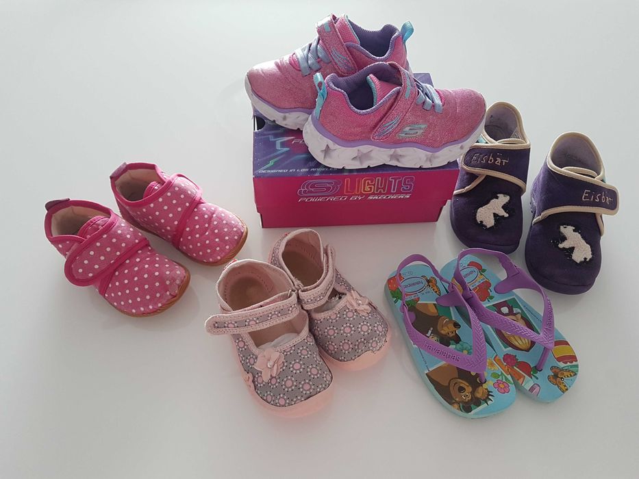 Детски обувки, пантофи и джапанки за момиче. Skechers, Колев и Колев, Haiavanas