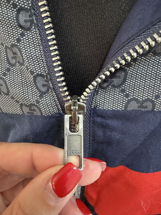 Geacă Gucci Monogram GG cu fermoar – model unisex