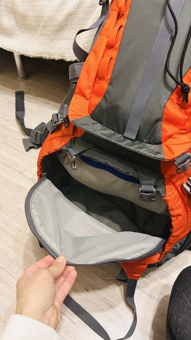 раница DEUTER Aircontact 55 + 10 Graphite Papaya