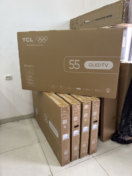 Телевизор TCL 55T6D QLED TV 4K, Google TV, гарантия 3 года