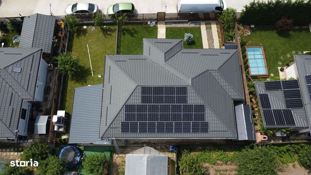 Imobiliare Domnesti casa parter 3 dormitoare + panouri / baterii
