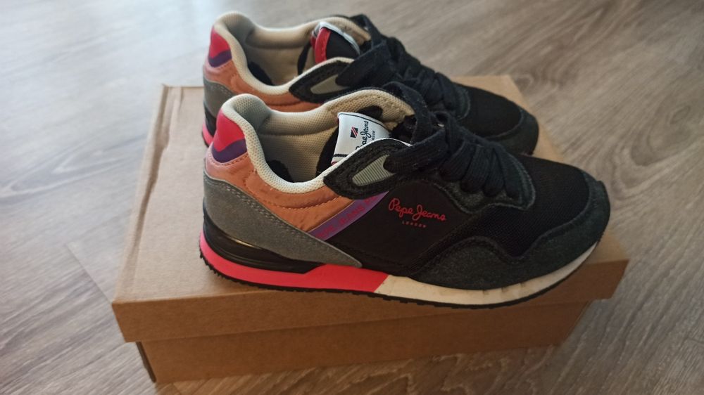 Pepe Jeans London - Pantofi sport cu insertii de plasa, 33 EU