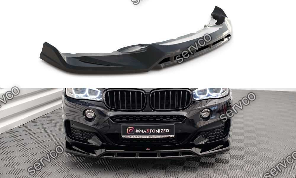 Prelungire bara fata Bmw X6 F16 M-Pachet 2014-2019 v3 Maxton Design