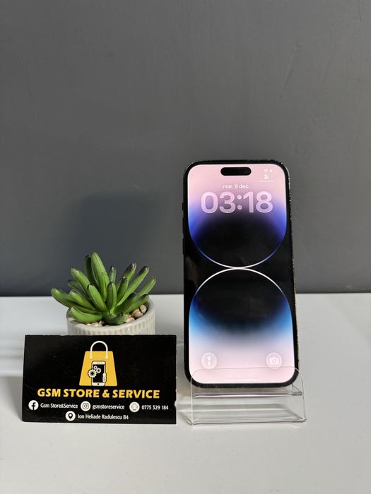 Iphone 14 Pro Space Black 128Gb Garantie Gsm Store&Service