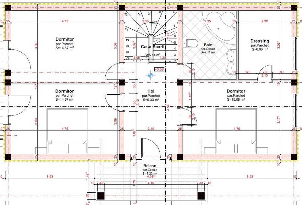 De vanzare casa constr  noua in Sang de Mures incalzire in  pardoseala