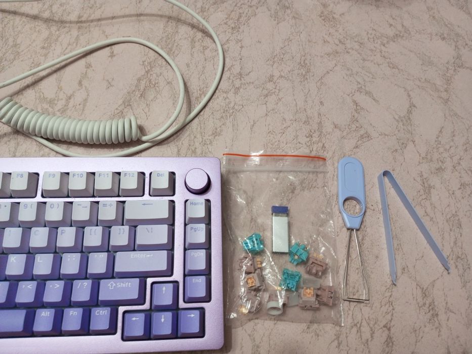 Mеханическая клавиатура Akko Monsgeek W Фиол корпусиз алюминия Monsgee