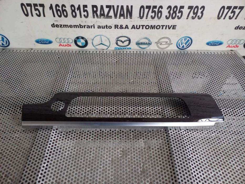 Ornament Trim Bord Lemn Mahon Bmw Seria 7 F01 F02 F03 F04 Volan Stanga Dezmembrez Bmw F01 F02
