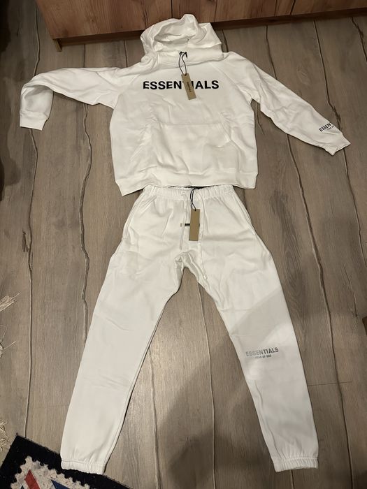 Essentials tracksuit black and white