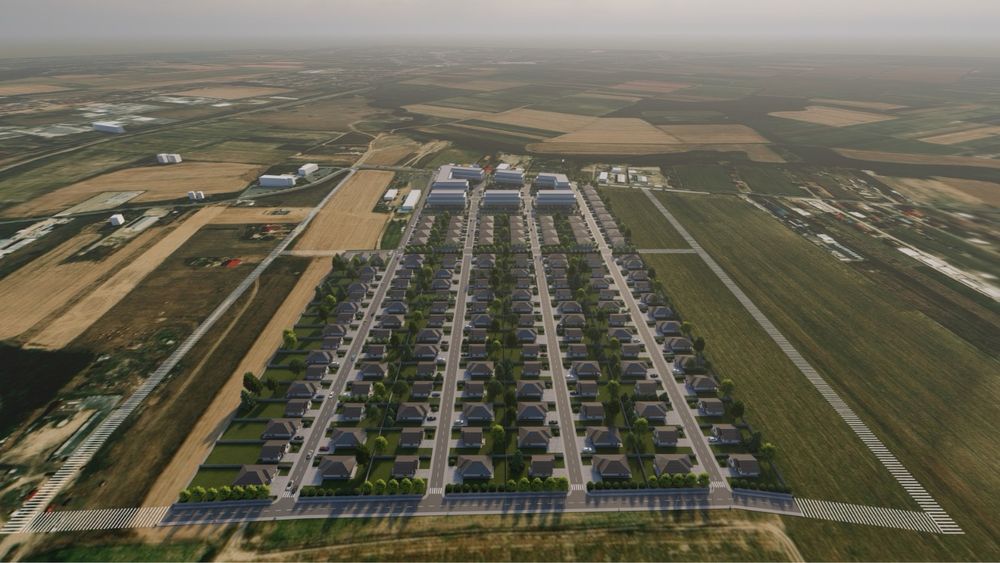 Casa Noua Tip Duplex-Daconti Village-Cheriu-Gaz-GARD INCLUS-SPUMA 15CM