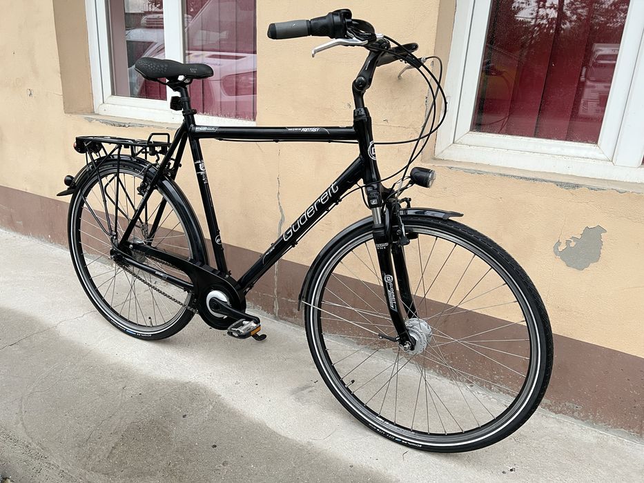 Bicicleta barbat Gudereit 28 Inch Aluminiu 8 viteze in butuc Nexus dinam butuc far led cadru XL XXL