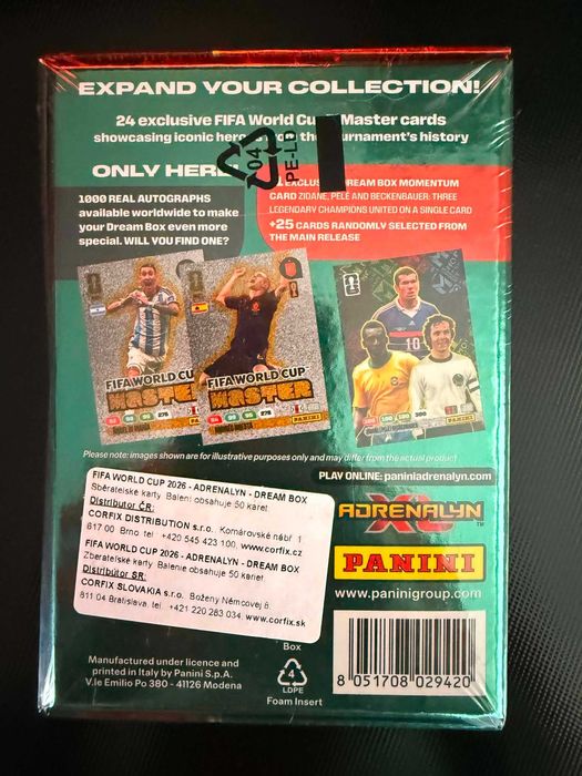 Panini -FIFA WORLD CUP 2026 - Adrenalyn - Dream box