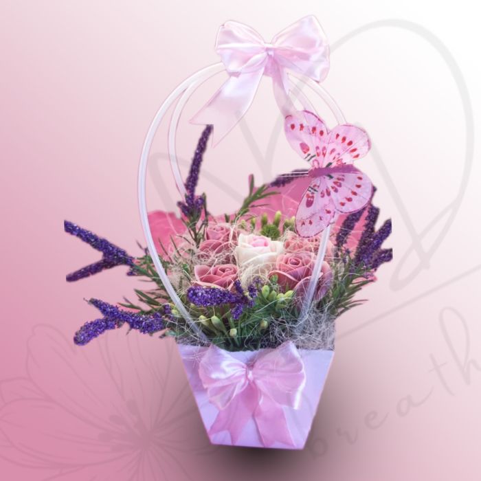 Подаръчна кутия с цветя