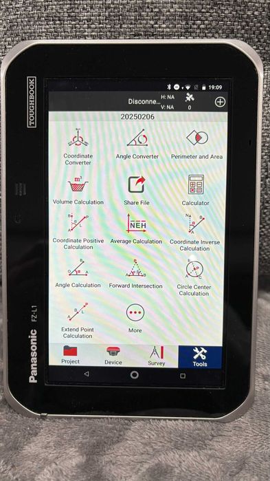 Controler tableta PANASONIC FZ-L1 - ANDROID SURPRO   gnss RTK rompos