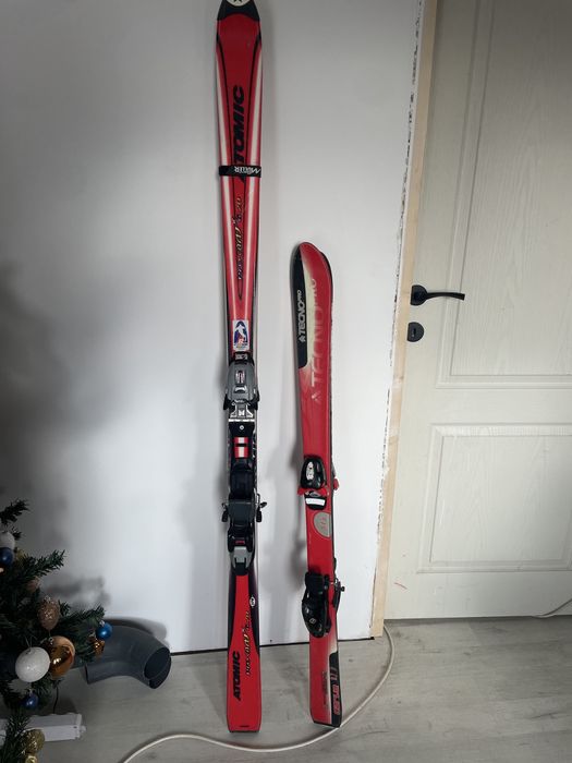 Schiuri Atomic Pro Carv 6.20 170 cm si Schiuri Techno Pro Carve 120 cm