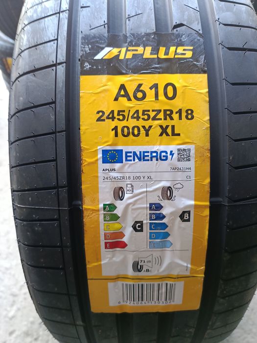 НОВИ ЛЕТНИ -18цола-245/45-1бр.-150лв."APLUS"-с монтаж и баланс