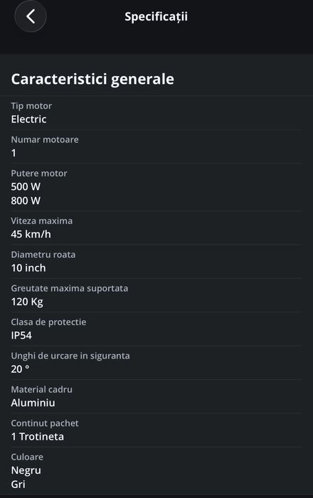 Trotinetă electrică Ruptor R1 Lite