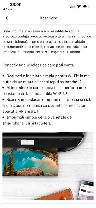Imprimanta hp deskjet ink