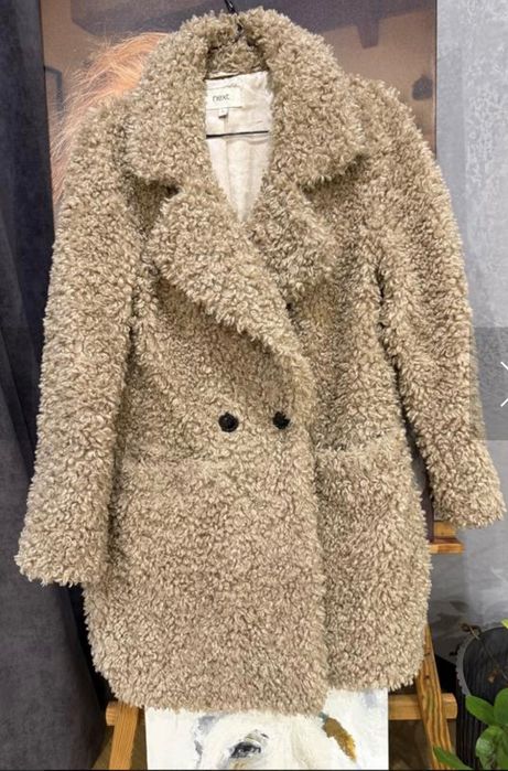 Teddy bear NEXT уникално дамско палто XL