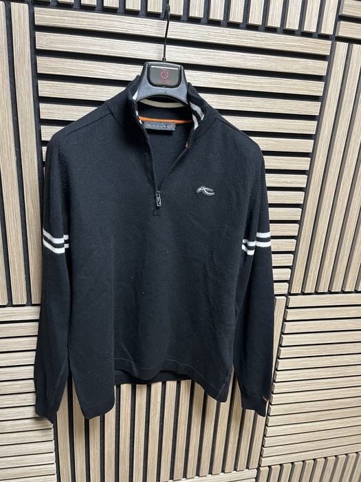 KJUS : 1/4 Zip 100-%  Wool Jumper - Вълна размер М/Л Оригинал