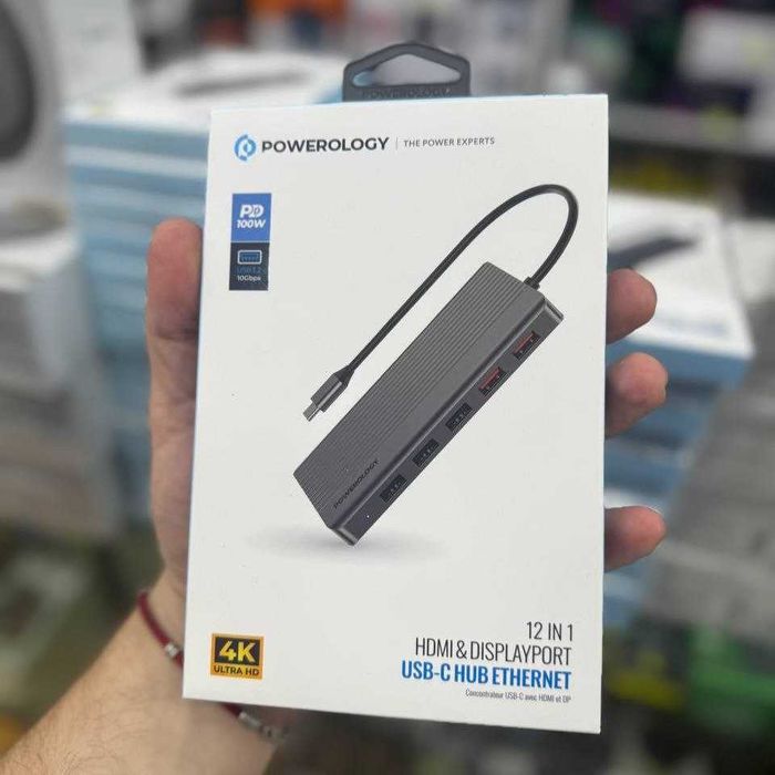 Powerology 12-in-1 — универсальная USB док-станция. Есть доставка