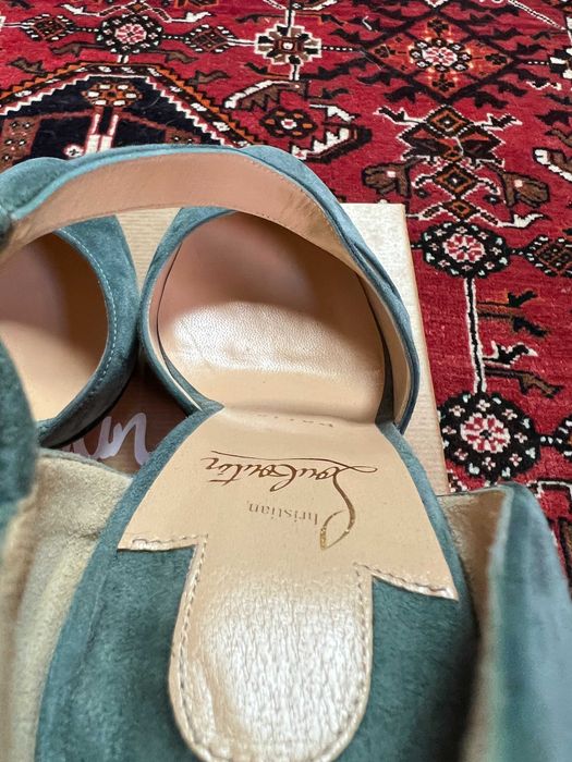 Christian Louboutin Decalcoco 100, велур, номер 40, оригинални, с кутия