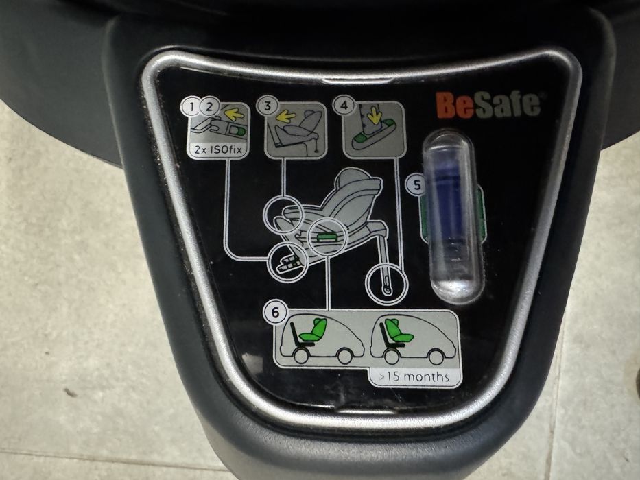Scaun auto BeSafe iZi Turn i-Size, rotativ 360°, ISOFIX – stare excelentă.6 luni-36 luni