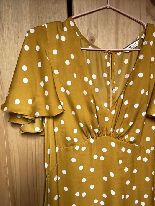 Дълга разкроена рокля NAF NAF размер L