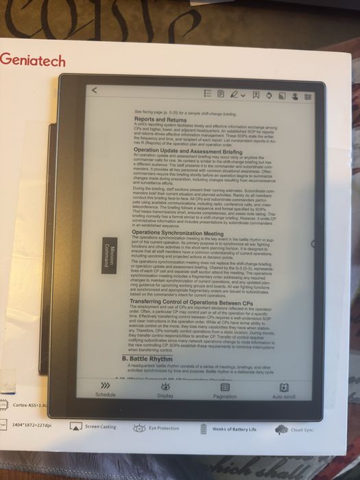 Tableta E-ink Kloudnote Slim 10.3 ca reMarkable Boox