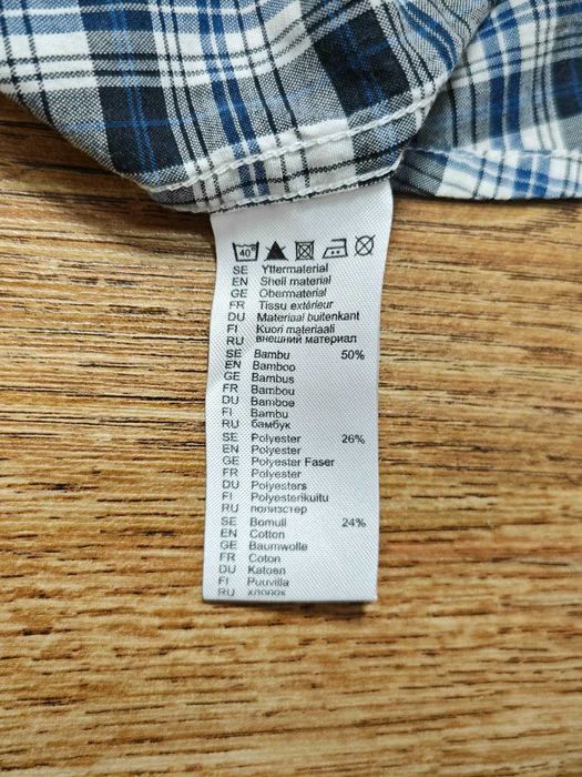 FJALLRAVEN Мъжка риза с къс ръкав размер S