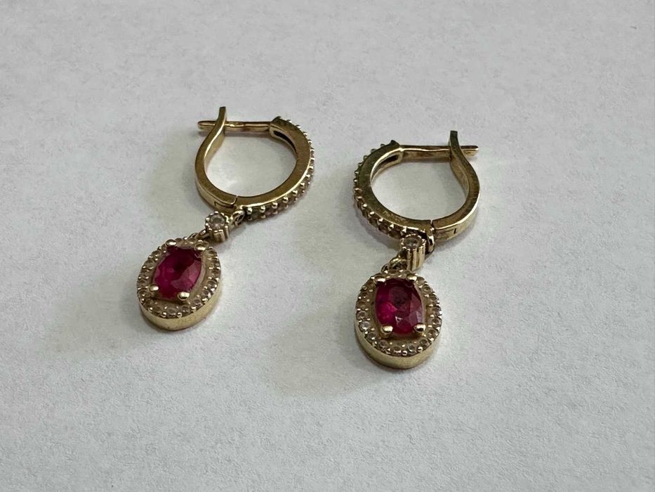 Златни дамски обеци 14K – 3,74гр