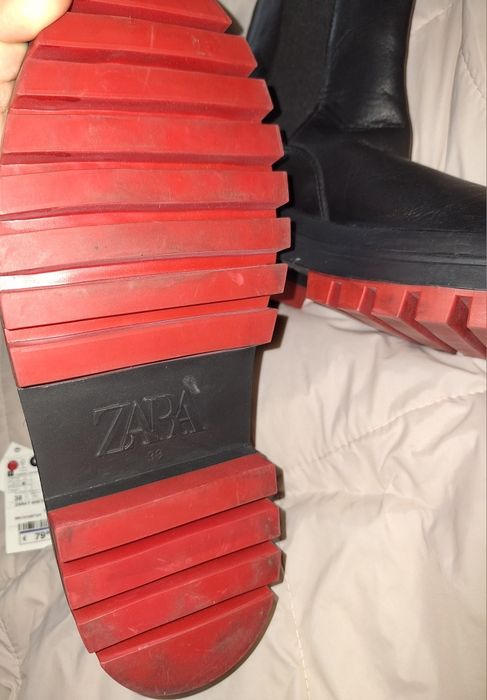 Ghete piele Zara- mas 38- noi