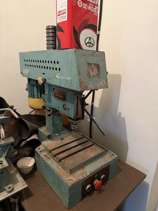 Наждачный и сверлильный станок