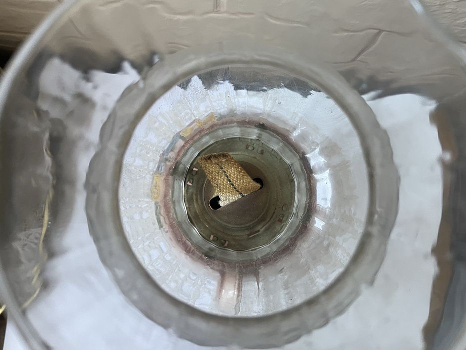 Красива голяма керамична лампа от Англия