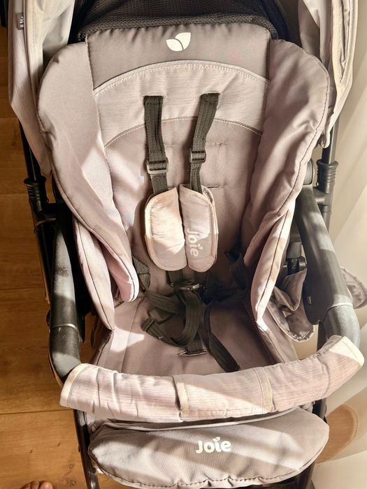 Carucior cu maner reversibil Joie Mirus Dark Pewter