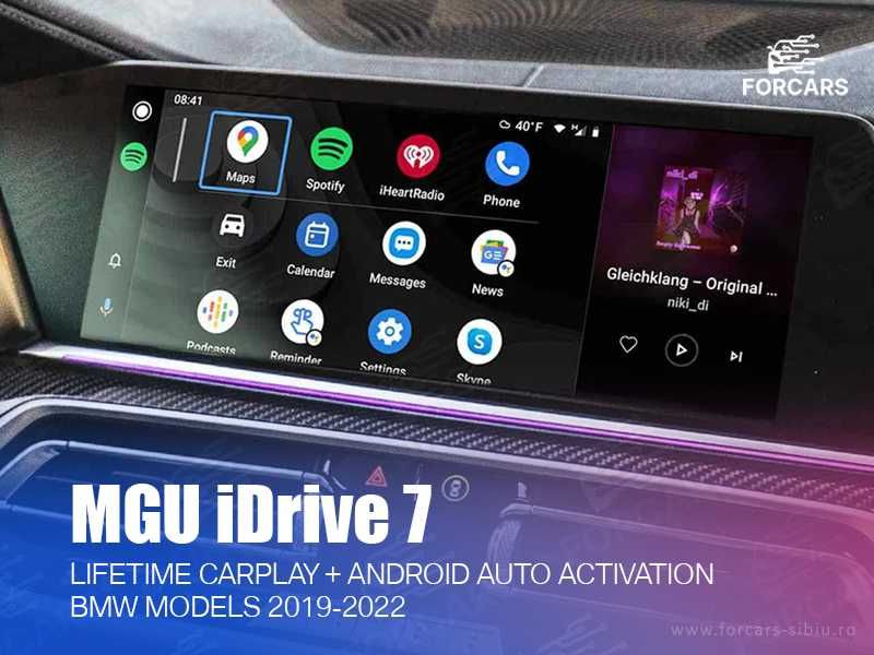 Activare Apple CarPlay / Android Auto BMW MGU ID7 – modele BMW 2018–2022