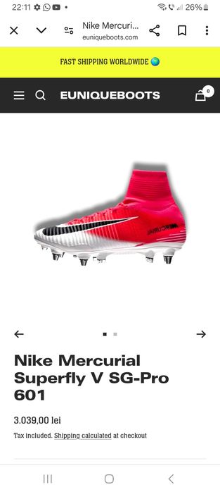 Nike mercurial acc