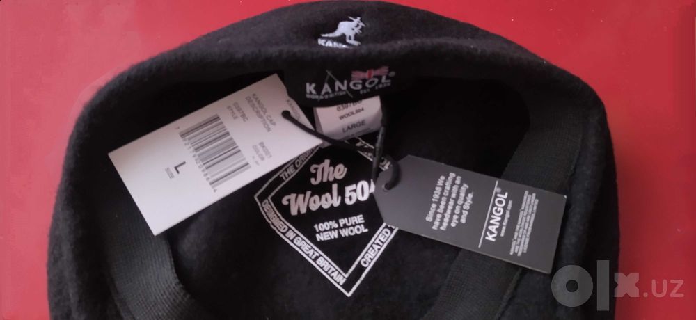 Чёрный"KaNGoL"Кепи*Шерсть Новый