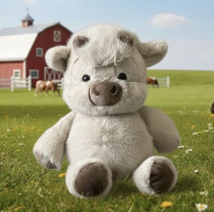 игрушечный бегающий телёнок