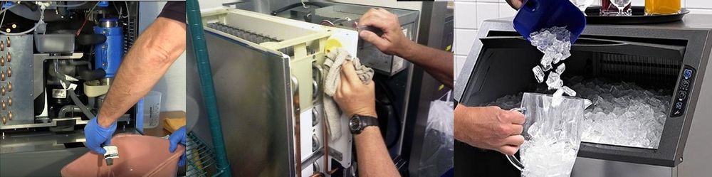 Ремонт ледогенератора . Ремонт сокоохладителя.