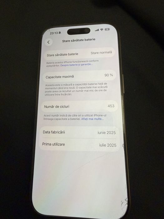 Iphone 16 pro 128 gb in garantie