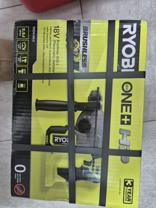 Ciocan Rotopercutor Ryobi ONE+ HP Brushless RSDS18X-0 – SDS-Plus, 2.5J