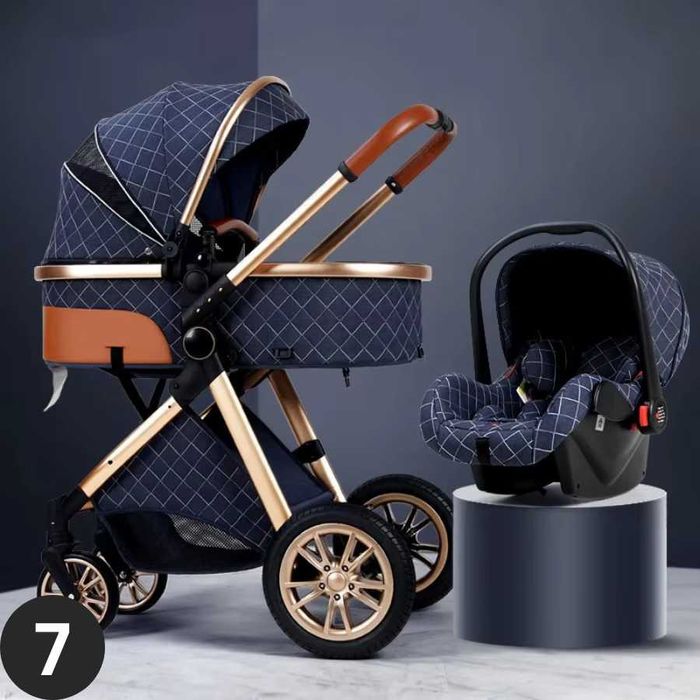 Луксозна Детска/Бебешка Количка 3 в 1  - За Вашия Най-Скъп Дар!